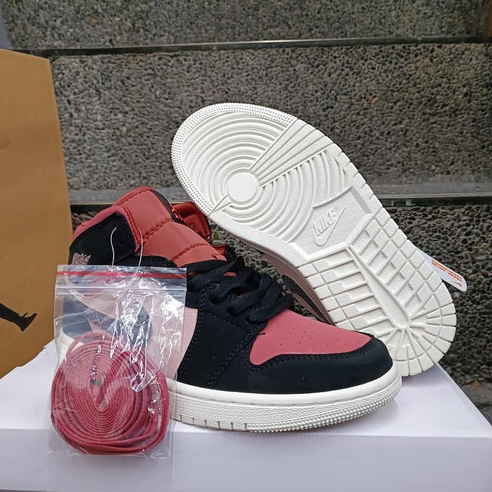 Jordan 1 Mid Burgundy Dusty Pink