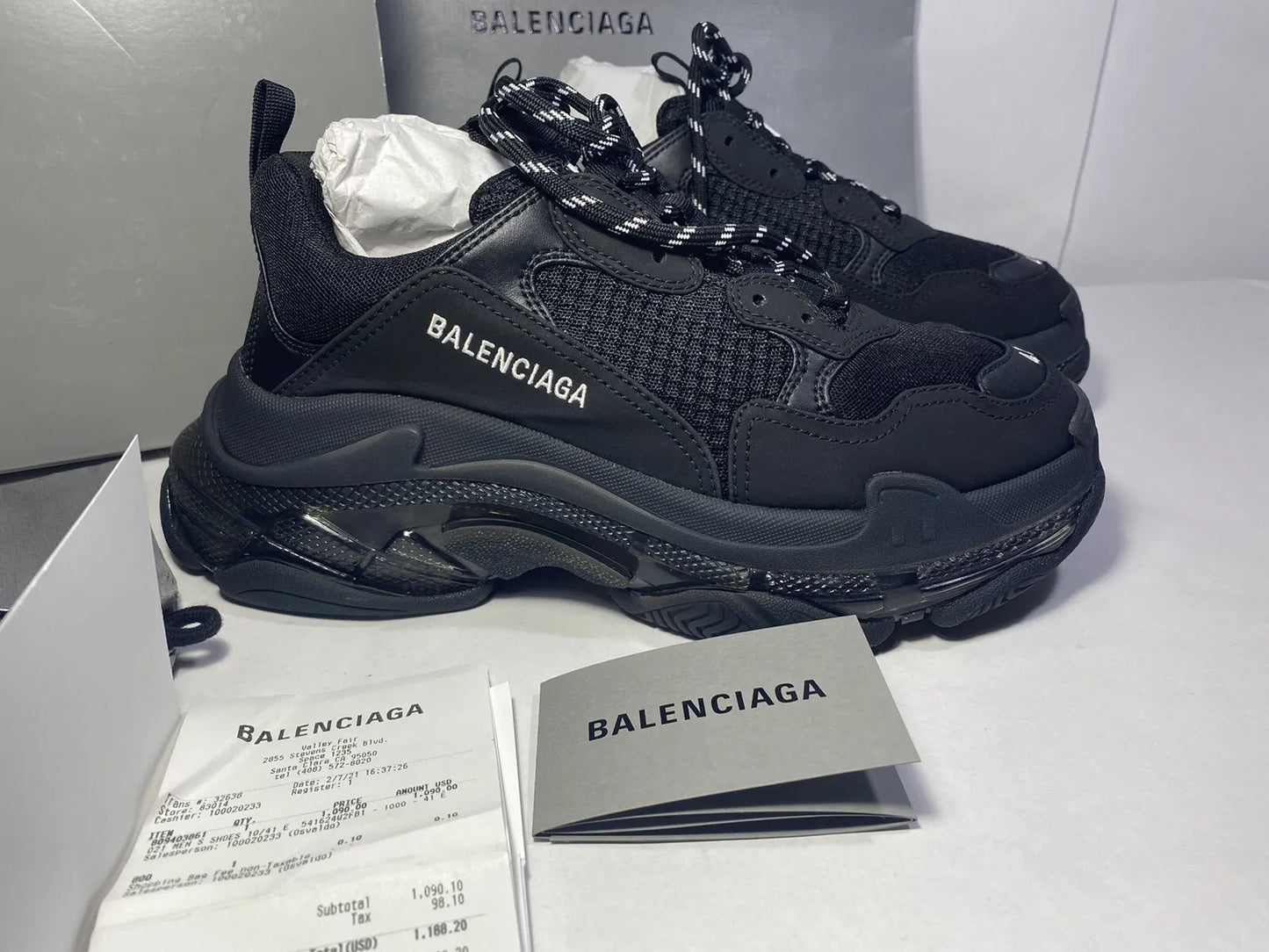 BALENCIAGA TRIPLE S TRIPLE BLACK Shoes