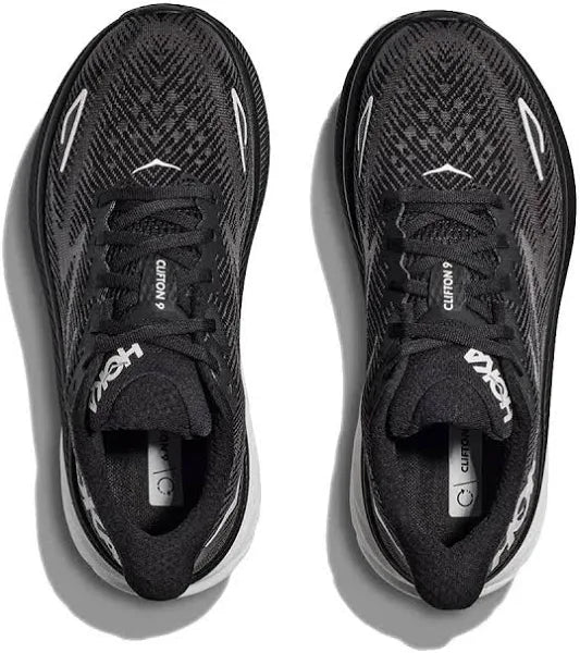 Hoka Men's Clifton 9 - Black/White