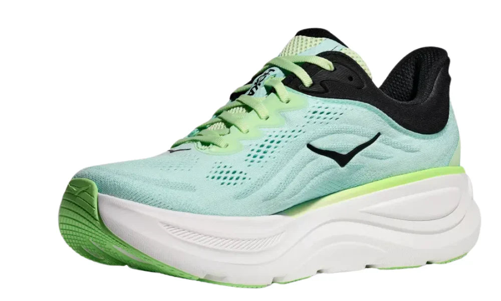 Hoka Bondi 9 "luna moth / blue spark"