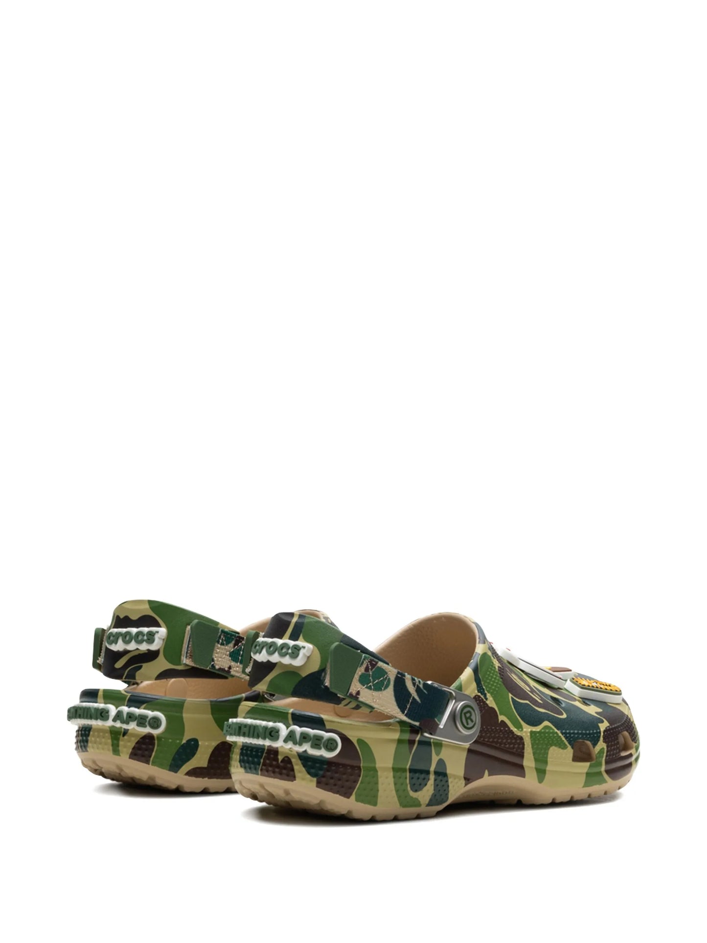 A Bathing Ape Clog "Camo  Green"