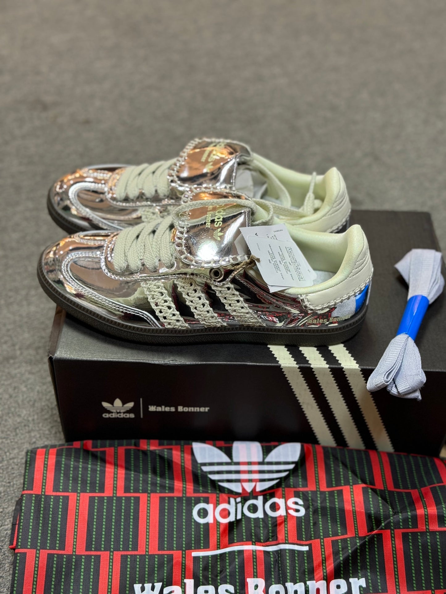 Adidas Samba Wales Bonner Silver