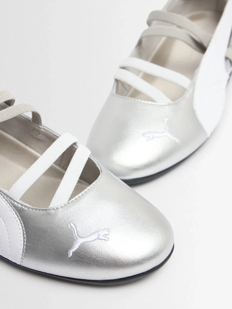 PUMA Speedcat Ballet metallic sneakers