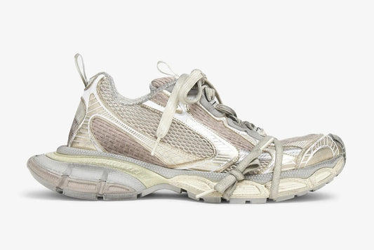 BALENCIAGA 3XL panelled mesh low-top trainers