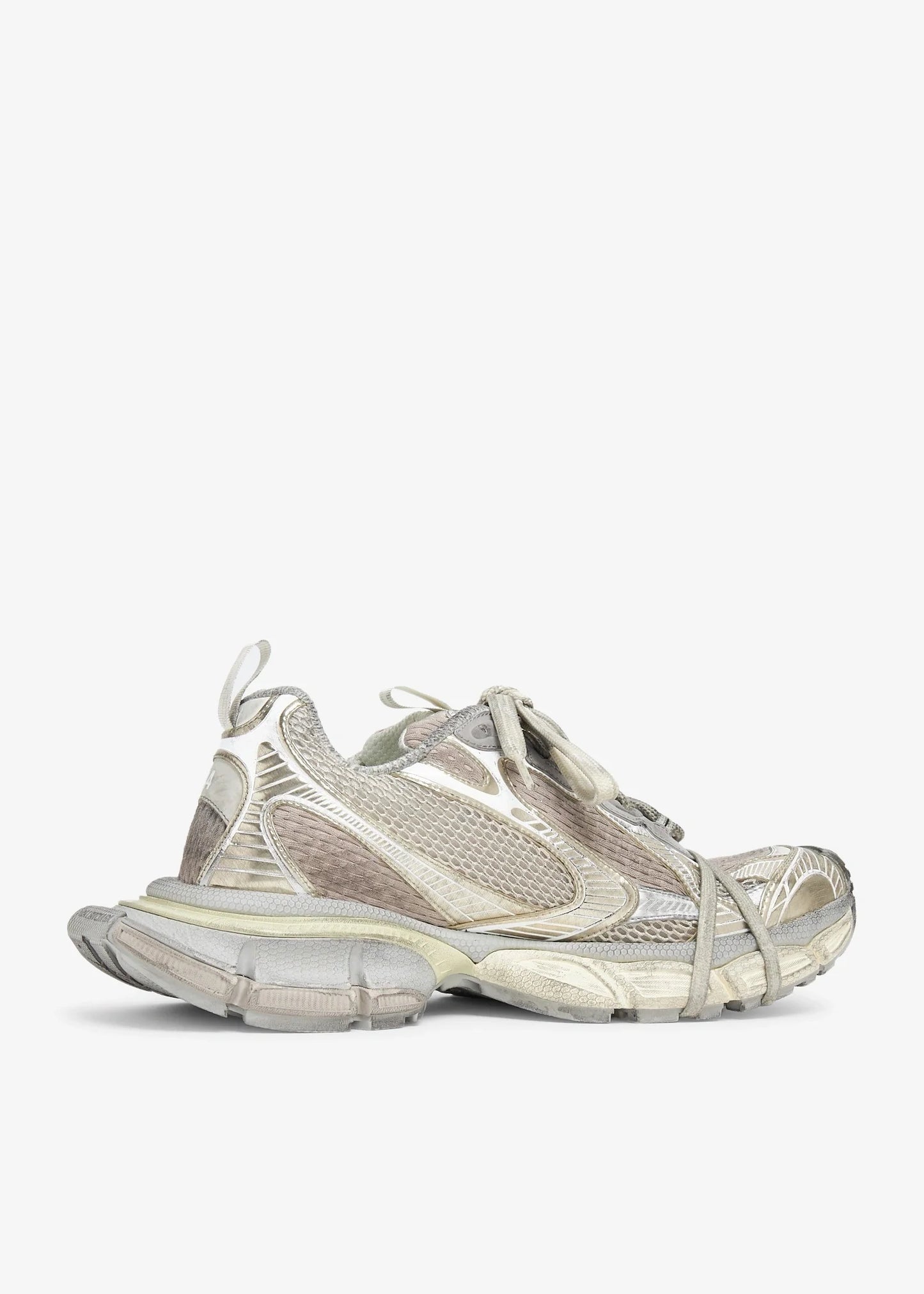 BALENCIAGA 3XL panelled mesh low-top trainers