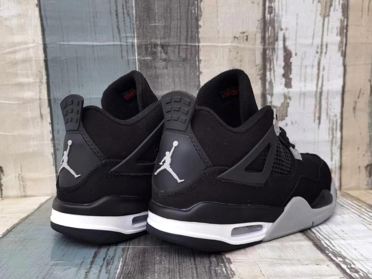 Jordan 4 black Canvas