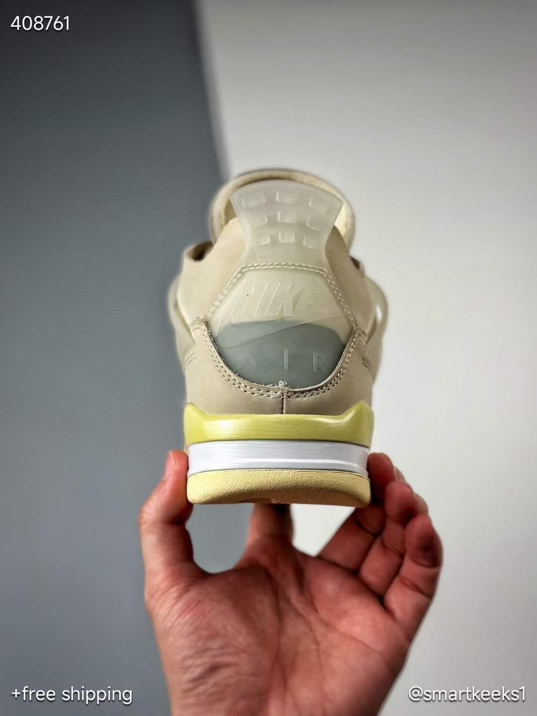 Jordan 4 X Off White Retro Sail
