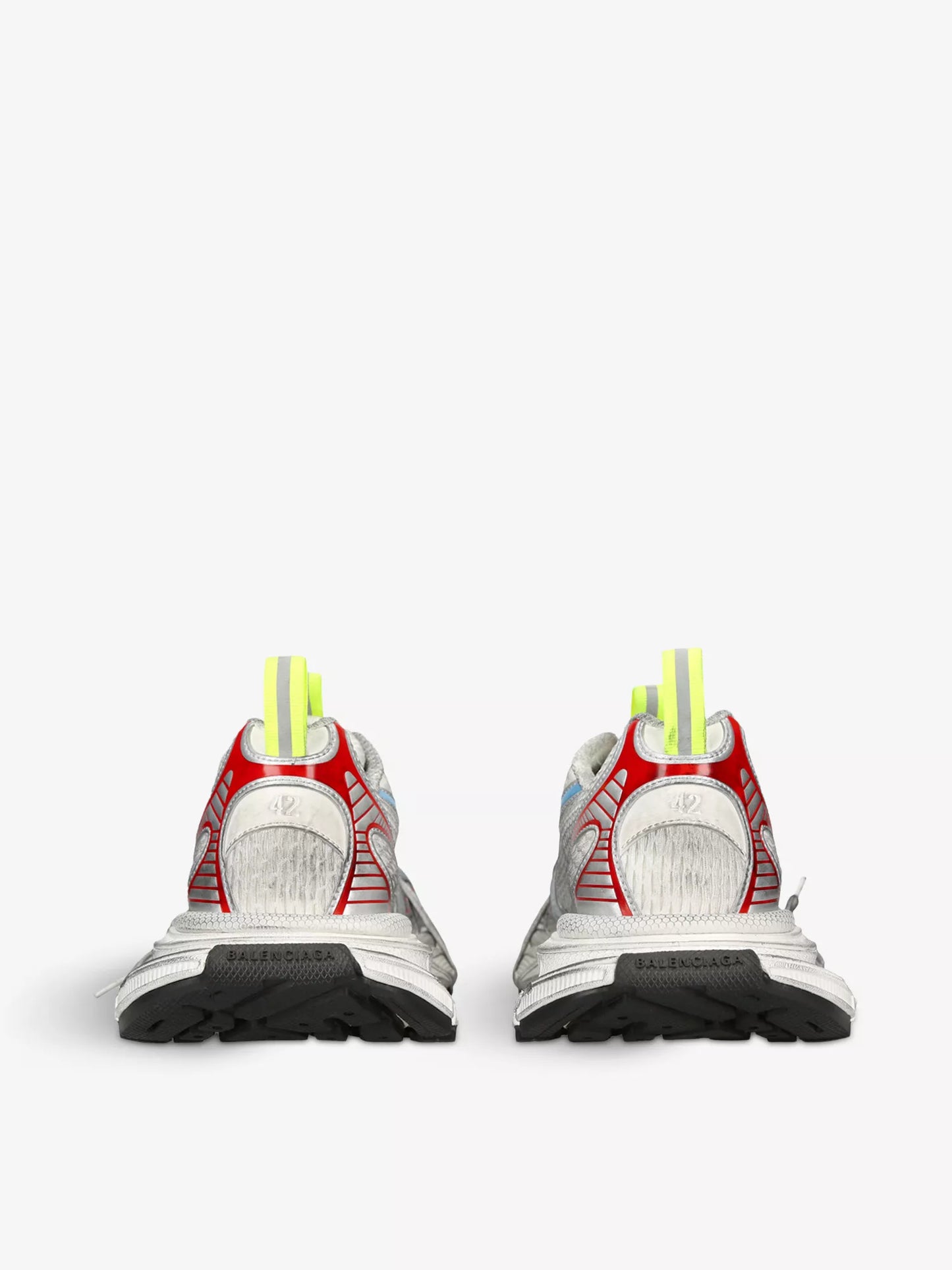 BALENCIAGA 3XL panelled mesh low-top trainers