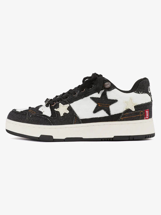 Vintage Star Skateboard Sneakers
