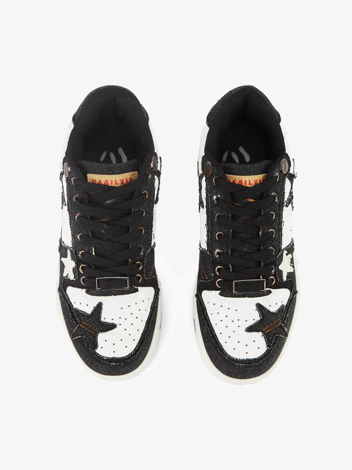 Vintage Star Skateboard Sneakers